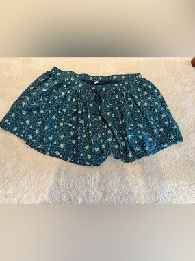 Old Navy Teal Floral Shorts